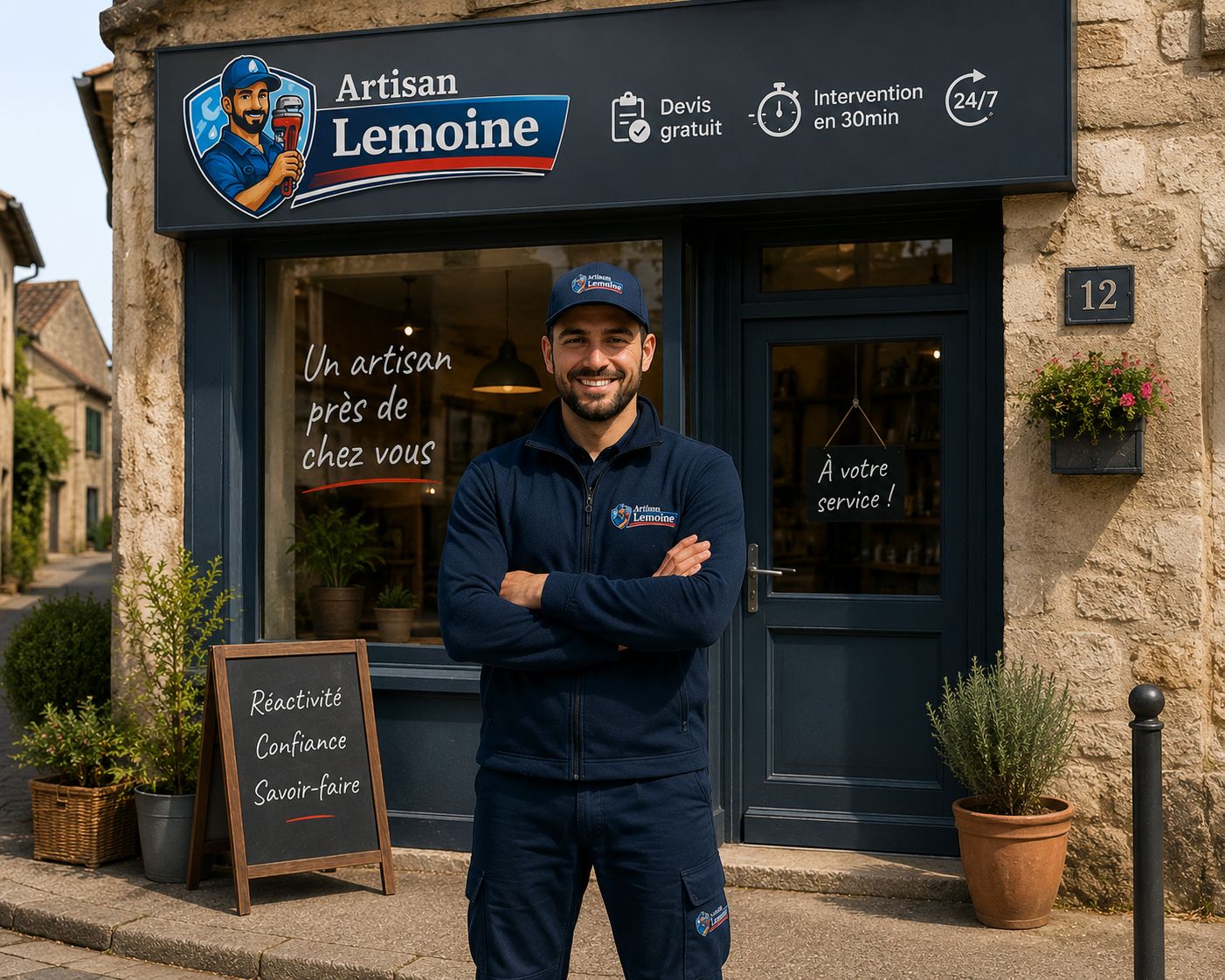 Plombier local intervenant à domicile